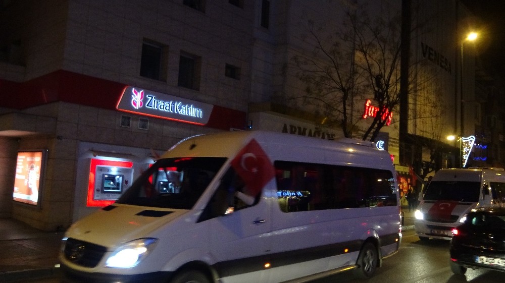 Bursa’da şehitler için birlik ve beraberlik konvoyu 