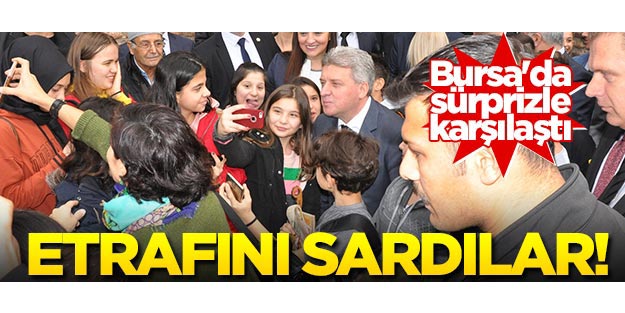 Bursa'da sürprizle karşılaştı... Etrafını sardılar!