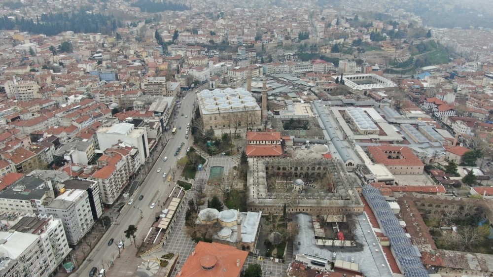 Bursa’da Tarihi Çarşı ve Hanlar Bölgesi 6 Nisan’a kadar kapalı olacak 