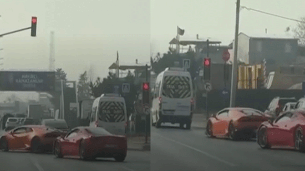 Bursa'da trafiği birbirine katmışlardı: İki lüks araç sahibine ceza!