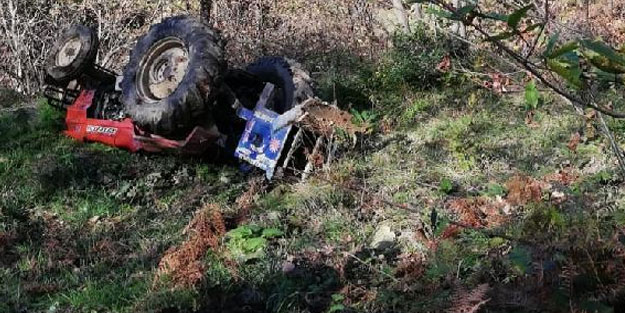 Bursa'da traktör faciası! Feci şekilde can verdi