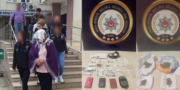 Bursa'da uyuşturucu operasyonu! 3 kişi tutuklandı