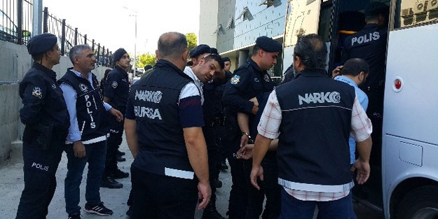 Bursa'da uyuşturucu operasyonu! Çok sayıda gözaltı var