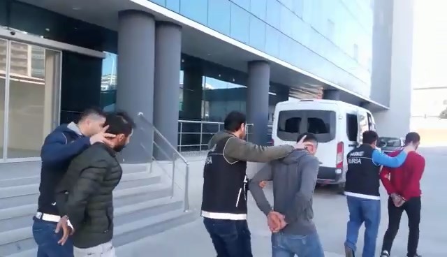 Bursa’da uyuşturucu operasyonunda 4 tutuklama 