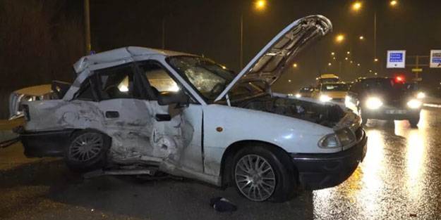 Bursa'da yağışlı hava kazaya yol açtı 1 ölü, 6 yaralı