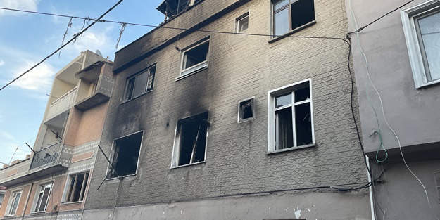 Bursa'da yangın: 2 yaralı