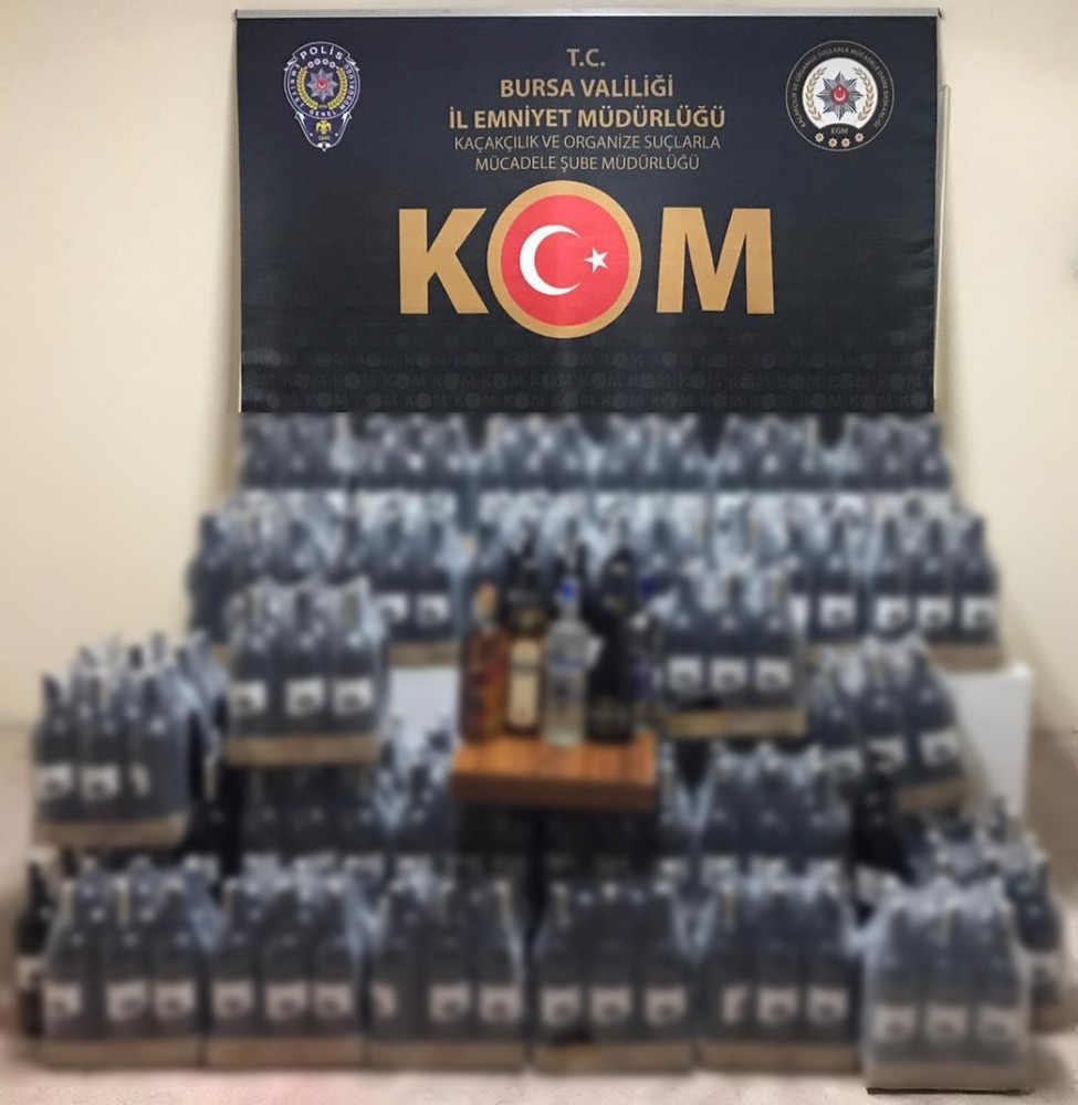 Bursa’da yılbaşı öncesi kaçak içkiye geçit yok 