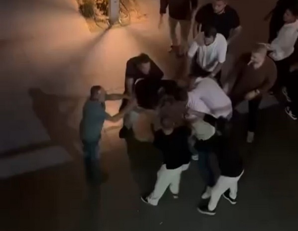 Bursa'da yumruklar havada uçuştu