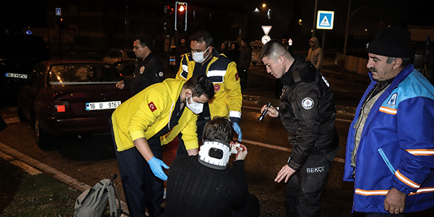 Bursa'daki trafik kazasında 2 kişi yaralandı