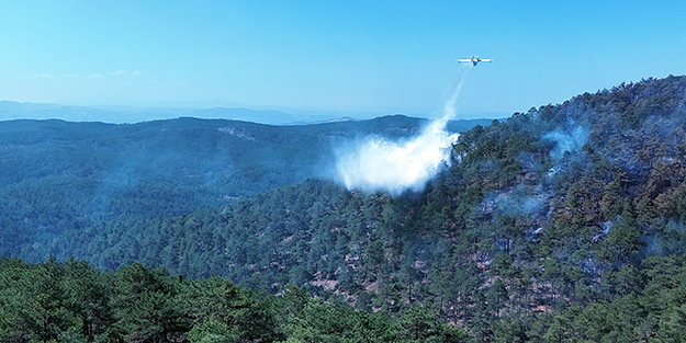 Bursa'daki yangın kontrol altında