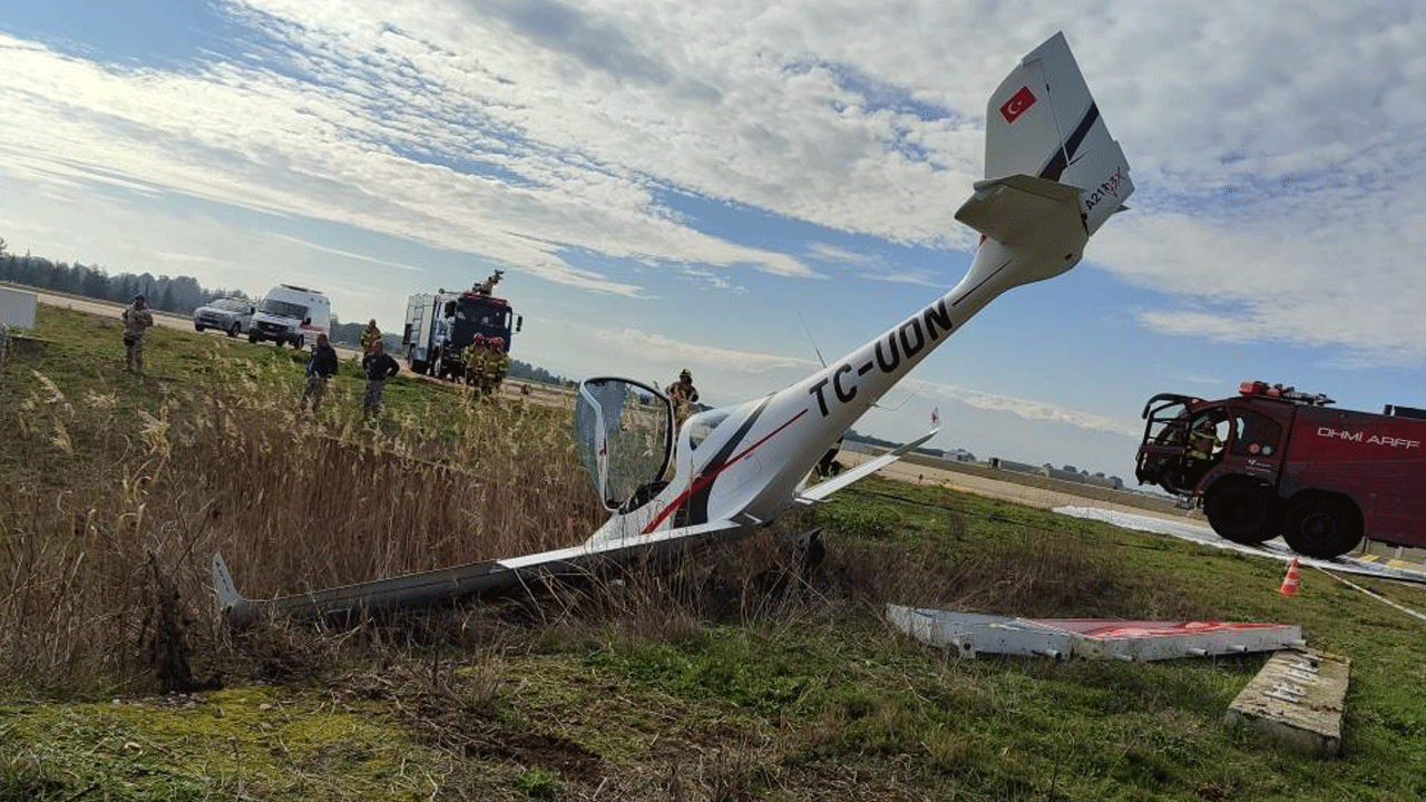 Bursa'da uçak kazası