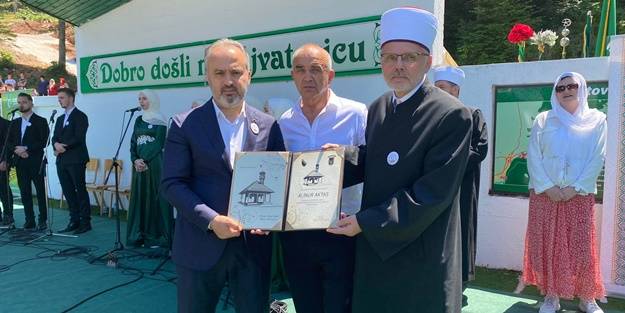 Bursa'dan Bosna'ya mescit hediyesi