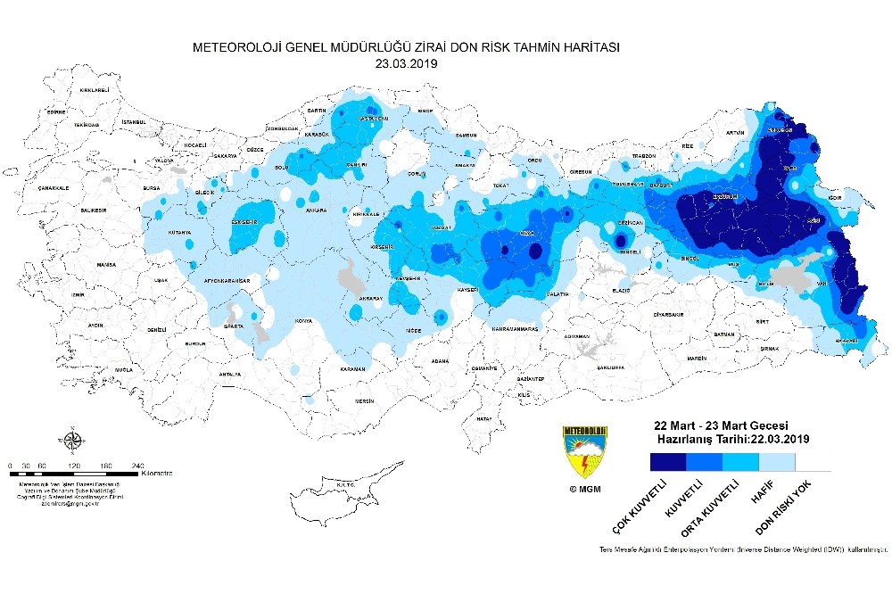 Bursalı çiftçilere don uyarısı 