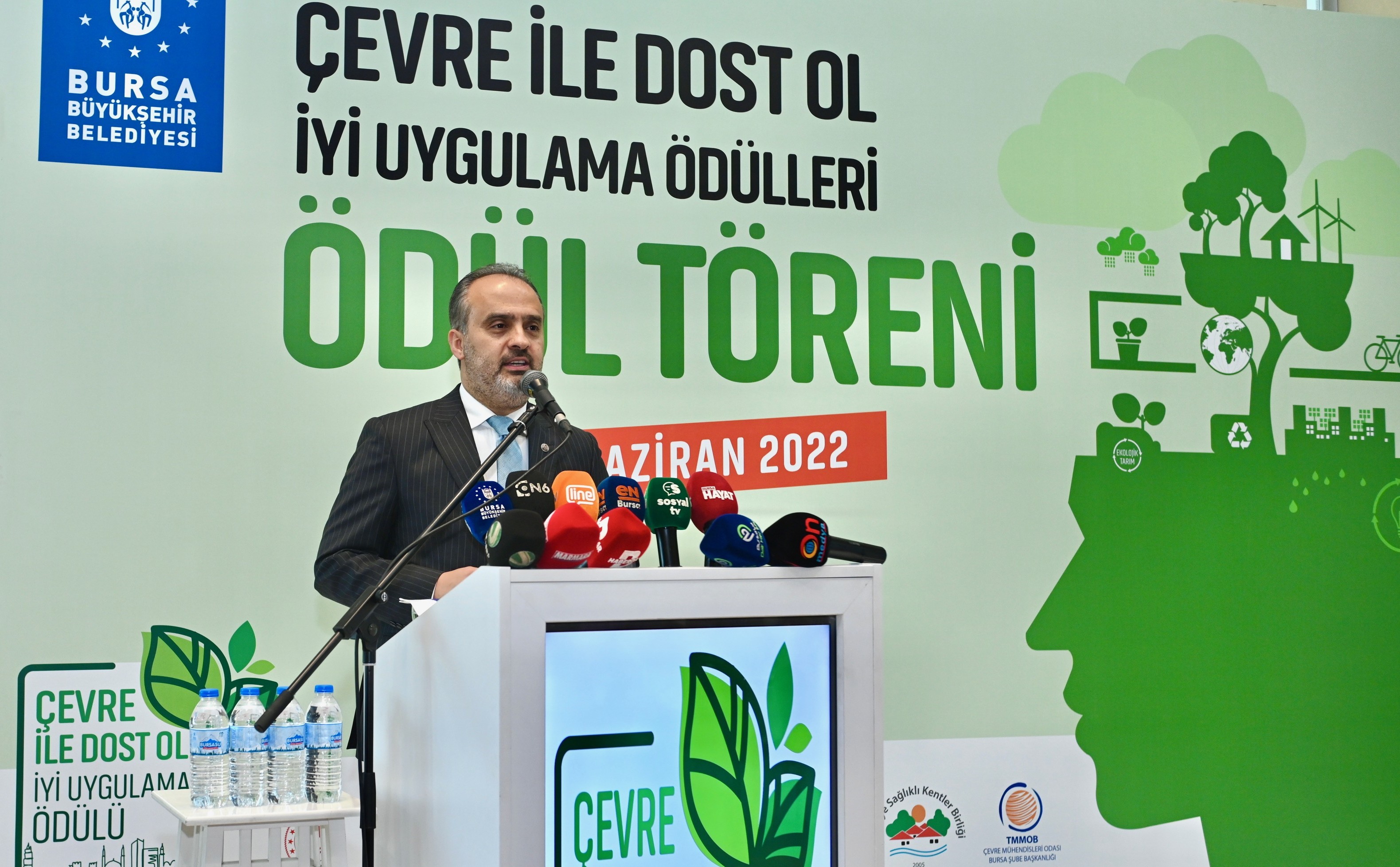 Bursa’nın ‘en çevrecileri’ ödüllendirildi