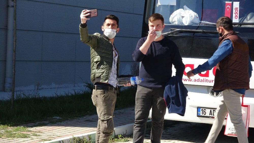 Bursa’nın son misafirleri de karantina yurdundan ayrıldı 