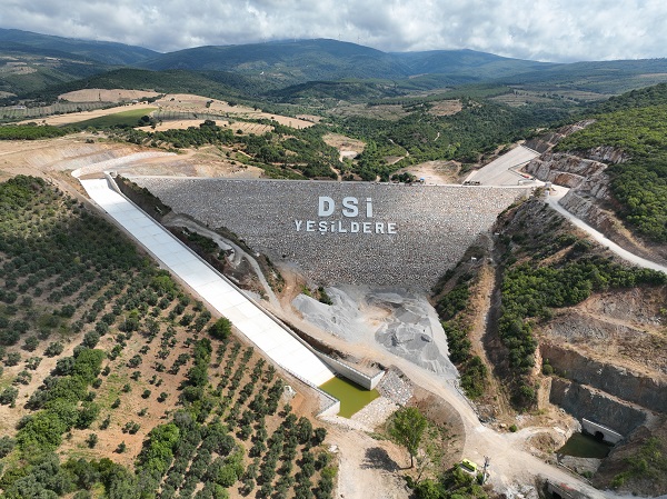 Bursa'nın yeni barajında sona doğru