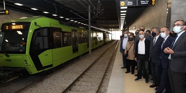 Bursaray Odunluk İstasyonu hizmete açıldı