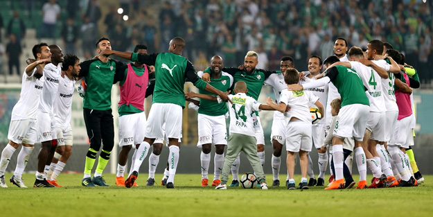 Bursaspor galibiyet hasretine son verdi