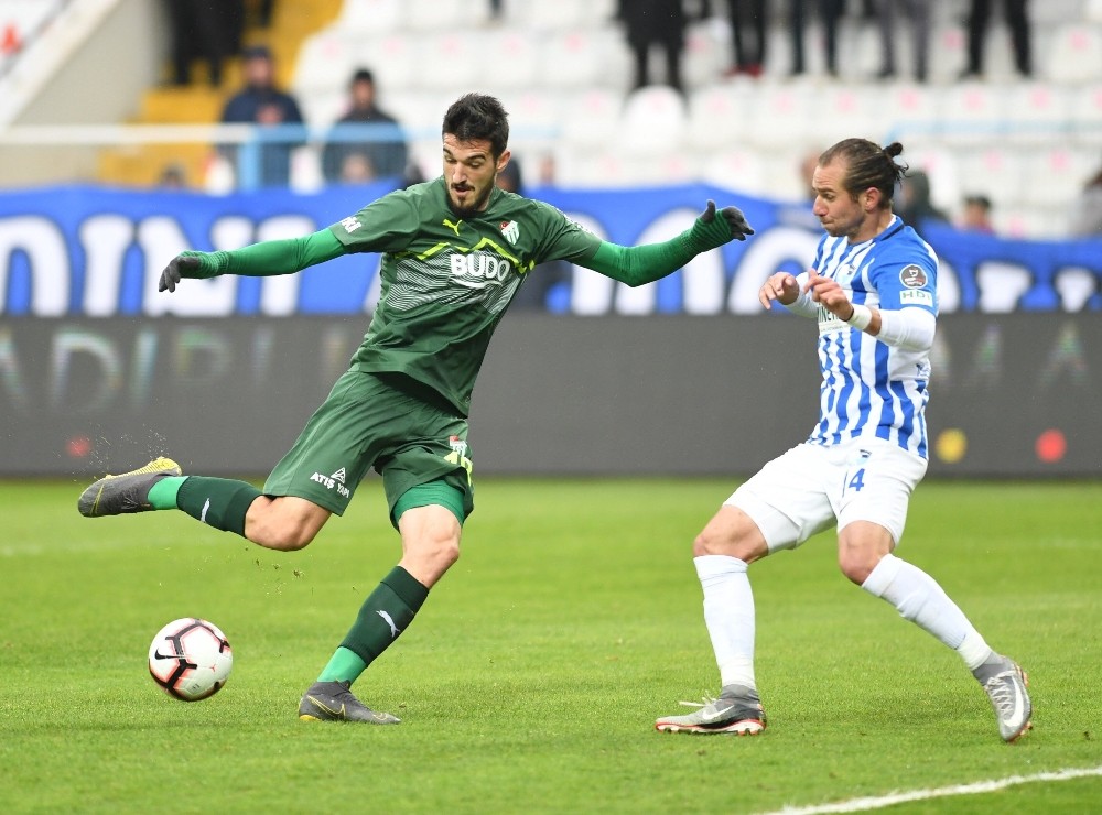 Bursaspor hayatta kalma maçlarını kazanamadı 