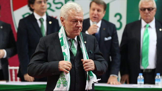 Bursaspor Kulübü Başkanı Ali Ay: Yıl sonuna kadar olan ihtiyacımız olan para 100 milyon TL