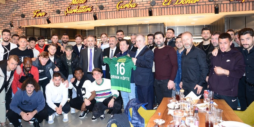 Bursaspor, moral yemeğinde buluştu 