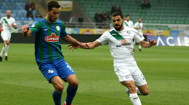 Bursaspor ve Çaykur Rizespor 13 yıl sonra...
