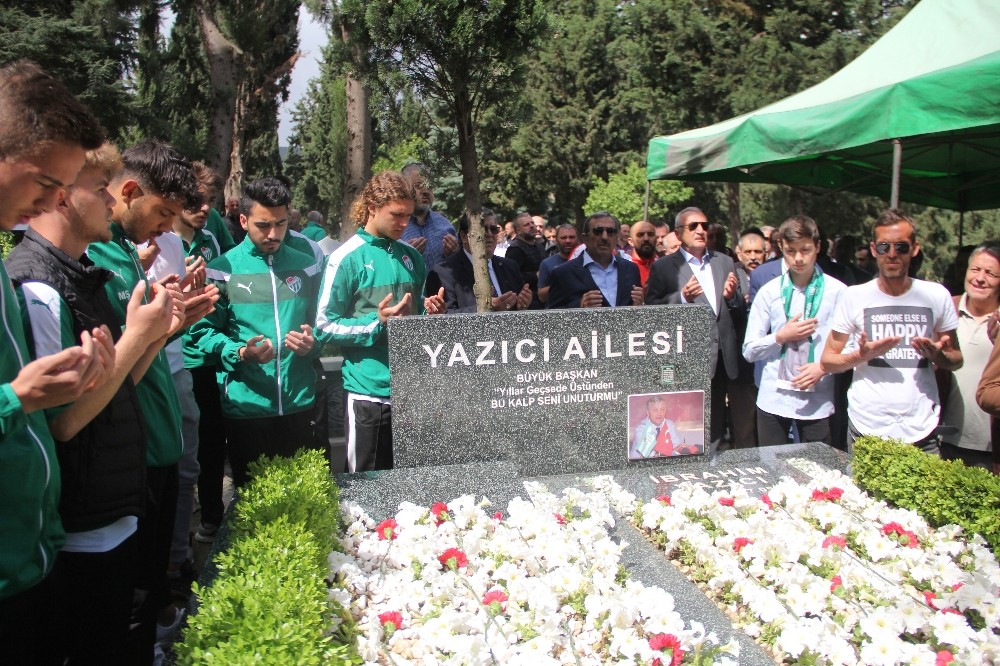 Bursaspor’un şampiyon başkanı İbrahim Yazıcı anıldı 