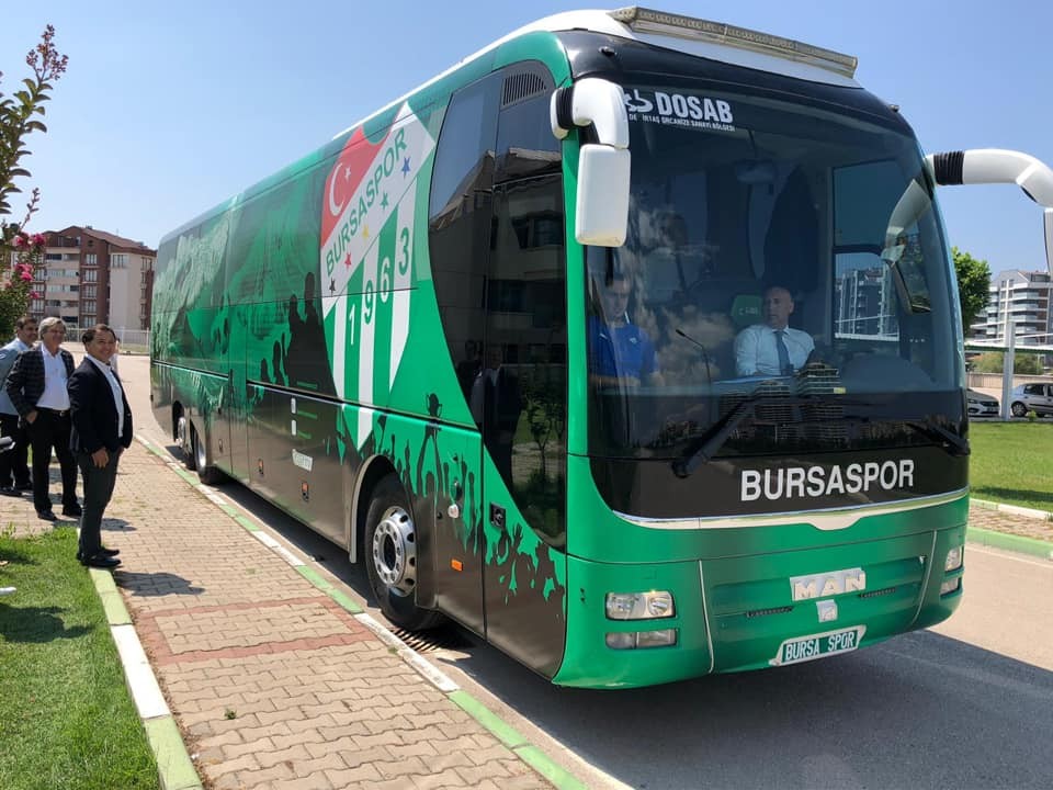 Bursaspor’un takım otobüsü geri alındı 