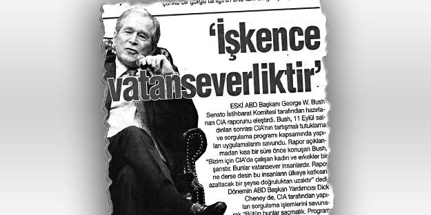 Bush oğlu Bush, haysiyetsizlikte yeni bir çığır açtı