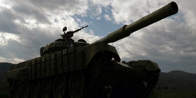 Büyük operasyona tanklarda katıldı