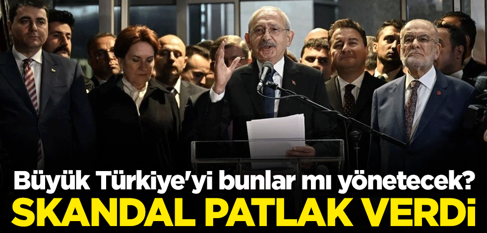 Büyük Türkiye'yi bunlar mı yönetecek? Skandal patlak verdi