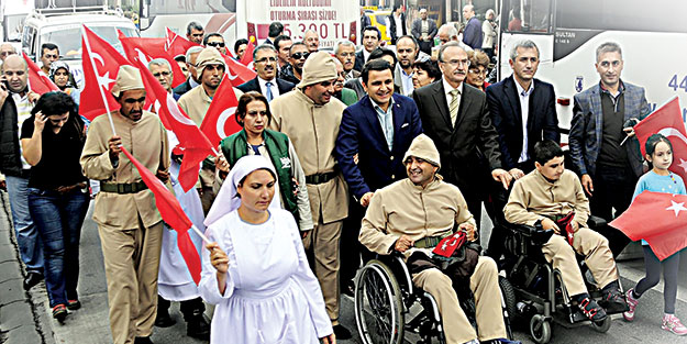 Büyük yürüyüş başladı