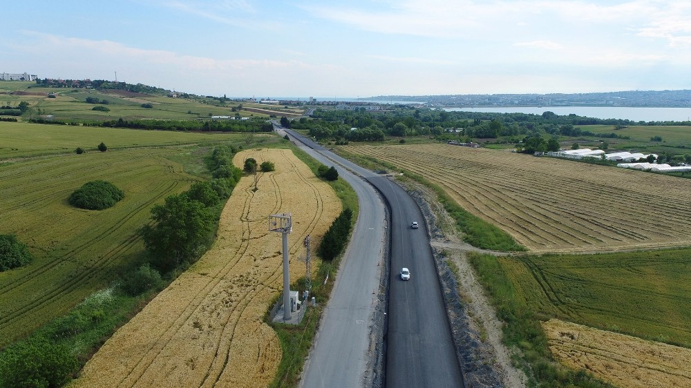 Büyükçekmece - Çakmaklı yolu tamamlanıyor 