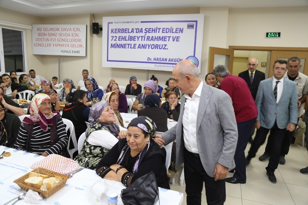 Büyükçekmece’de Kerbela şehitleri anıldı 