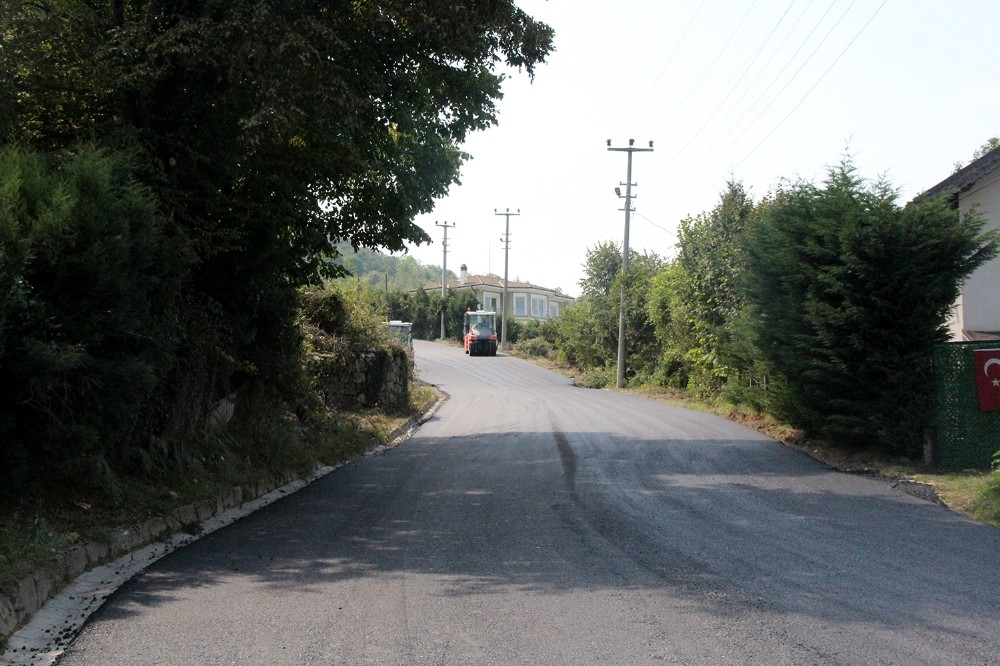 Büyükşehir asfalt ekipleri Sapanca’da 