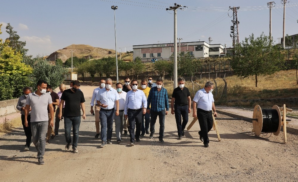 Büyükşehir Belediyesi Genel Sekreteri Eryılmaz çalışmaları denetledi 