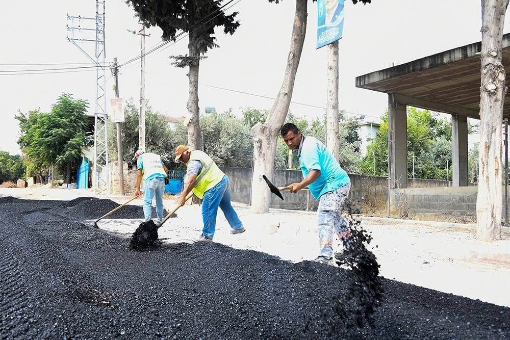 Büyükşehir Belediyesi’nin asfalt çalışmaları devam ediyor 
