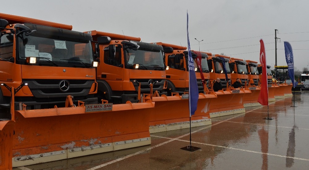 Büyükşehir, kara kışa hazır 