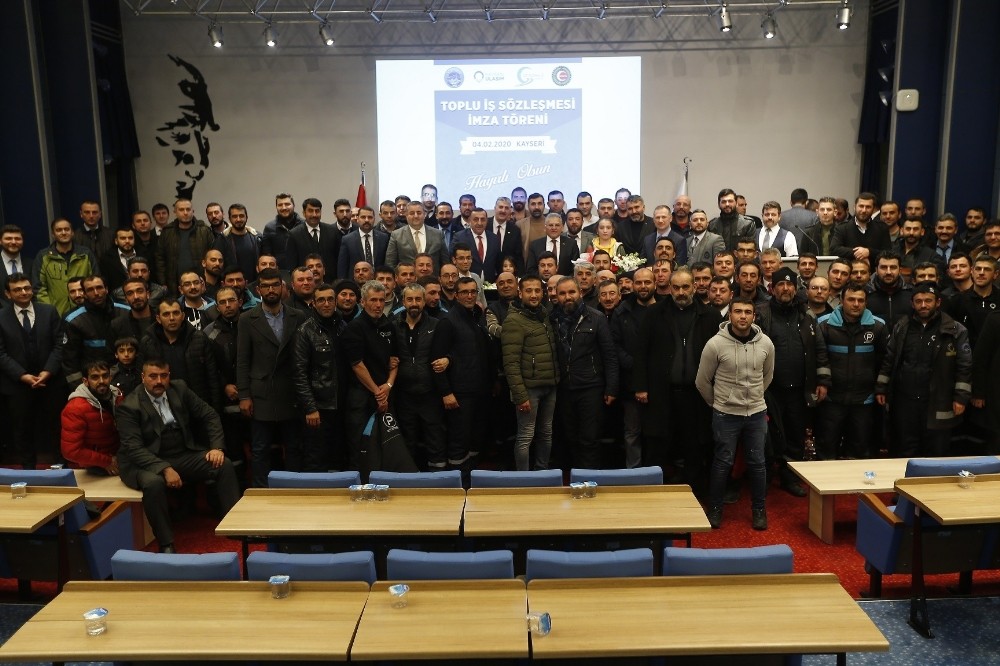 Büyükşehir Ulaşım A.Ş’de Toplu Sözleşme sevinci 
