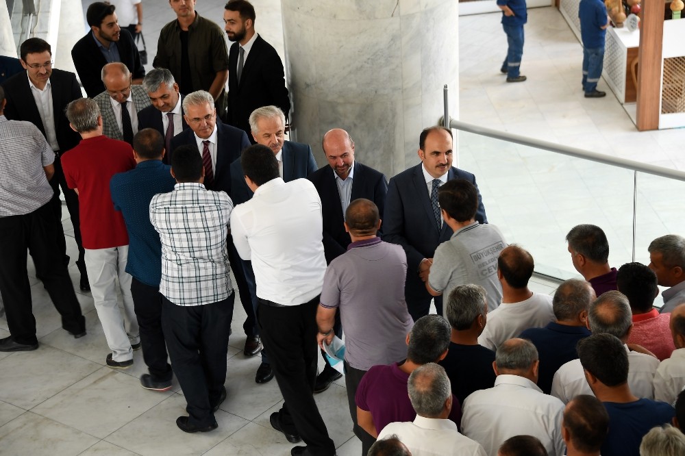 Büyükşehir ve merkez ilçe belediyeleri bayramlaştı 