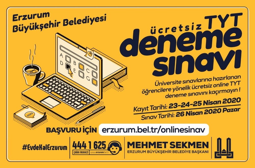 Büyükşehir’den deneme sınavı 