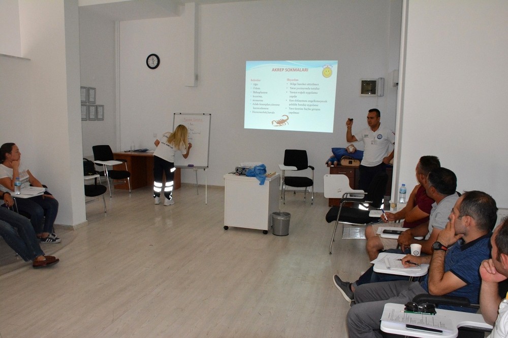 Büyükşehir’den İlçe Belediyelerine ilk yardım eğitimi 