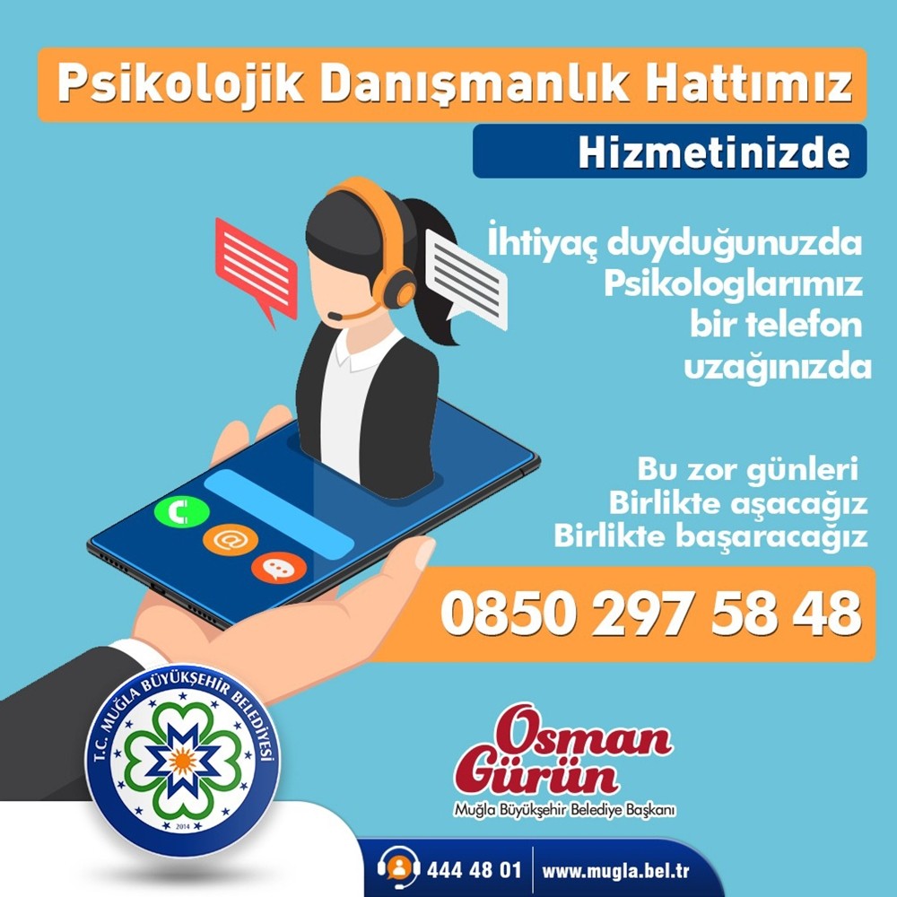 Büyükşehirden psikolojik danışmanlık hattı 
