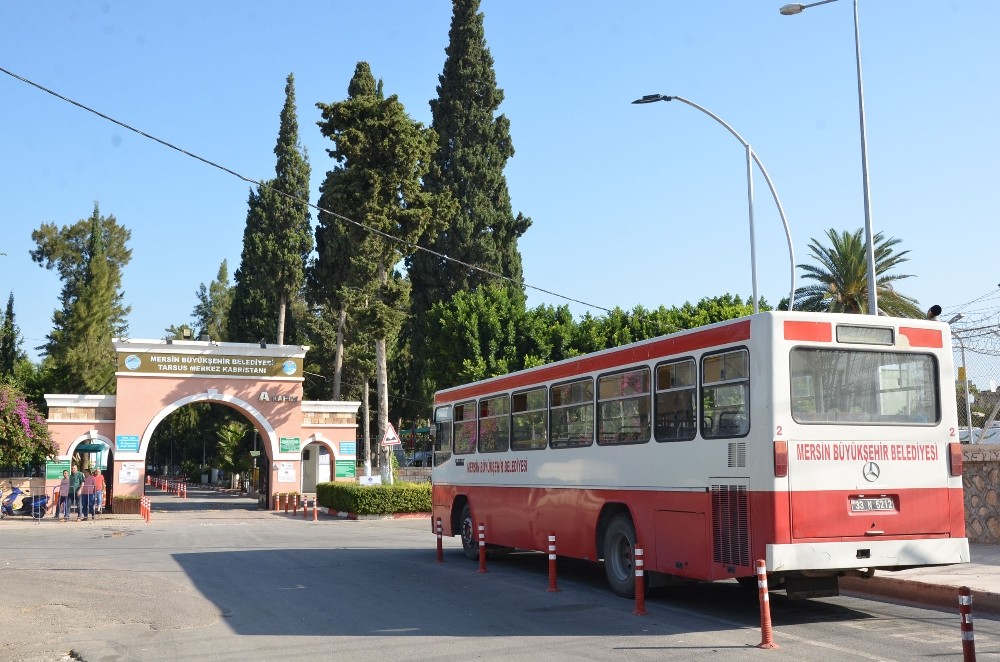Büyükşehir’den, Tarsus’ta bayramda merkez mahallelerden mezarlığa ücretsiz ulaşım 