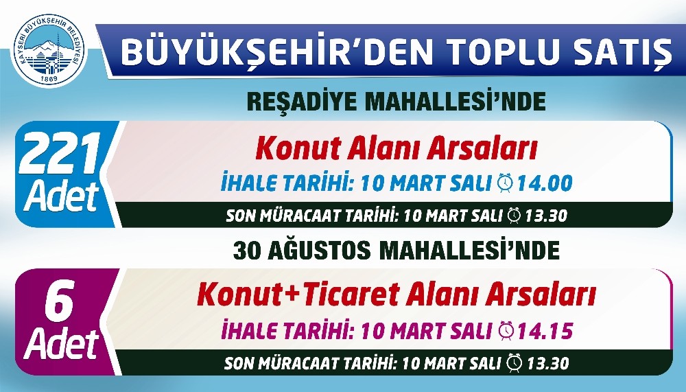 Büyükşehir’den yatırımcılara davet 