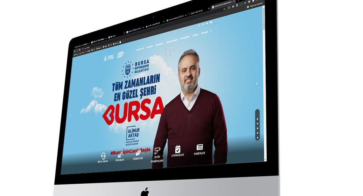 Büyükşehir’in web sitesi yenilendi