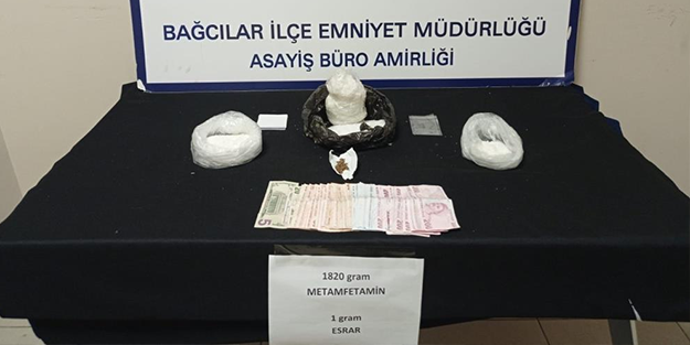 Buzdolabından uyuşturucu çıktı