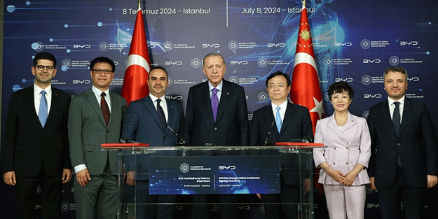 BYD'nin yatırımı sonrası Çin'den Türkiye'ye çok büyük müjde