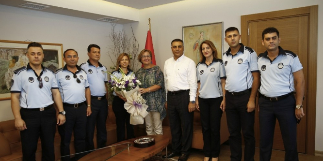 Başkan Pekdaş zabıta personelini ağırladı