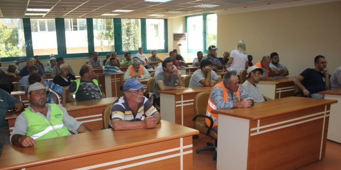 Turgutlu Belediyesi personeline iş kazası eğitimi